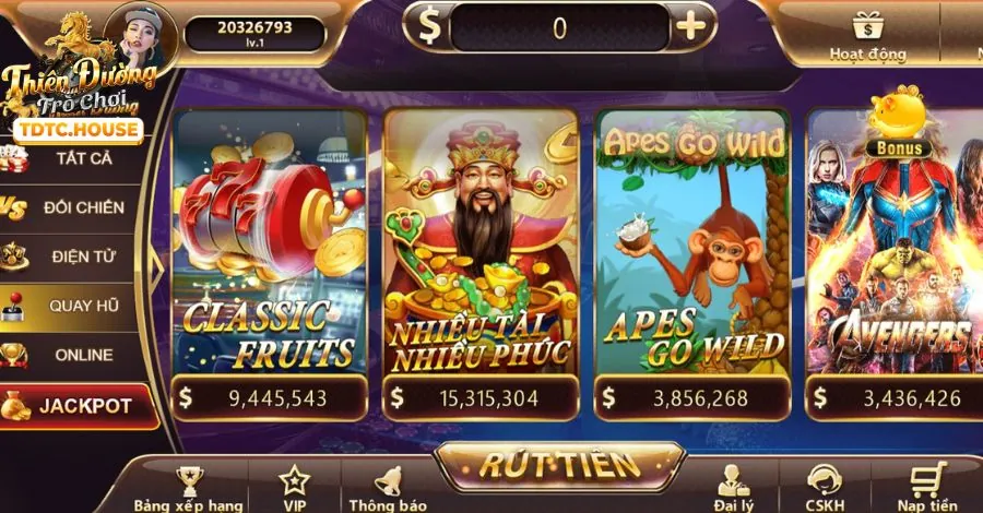 Game Nổ hũ Slot 77Bet